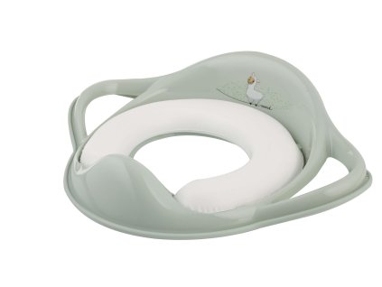 MALTEX Redukcia na WC s úchytmi mäkká Lama Minimal sage green