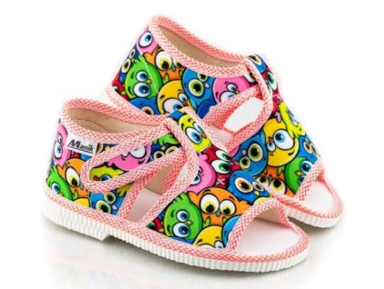 Dievčenské papuče Manik Vtáčiky