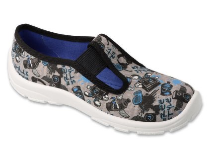 Chlapčenské papučky BEFADO šedé 975Y197