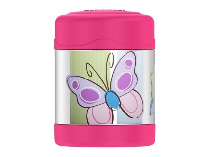 Detská termoska na jedlo - motýľ