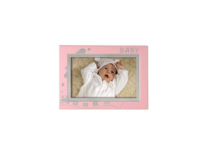 detský portrétový rám Ginny 10x15 cm, ružový