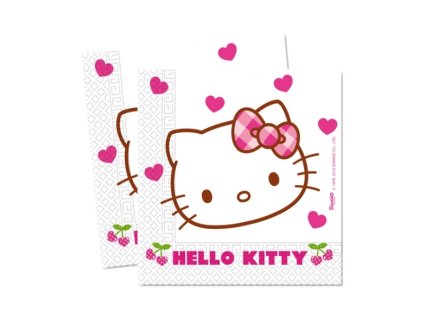 Servítky HELLO KITTY  33x33 cm bal. 20ks