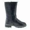 Dievčenské čierne  zimné čižmy Wojtylko