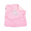 Mamo Tato Obojstranná deka s výšivkou mačička ružová