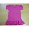 Bavlnené šaty s volánikom, ružové
