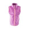 Chlpatá fleece vesta PIDILIDI fialová so stojačikom