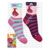 Dievčenské hladké elastické vzorované bavlnené ponožky TROLLS