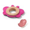 BABYONO 1075 Drevené silikónové hryzátko BUTTERFLY D