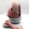 BABY 01137 Silikónová miska s prísavkou a lyžičkou Rose e