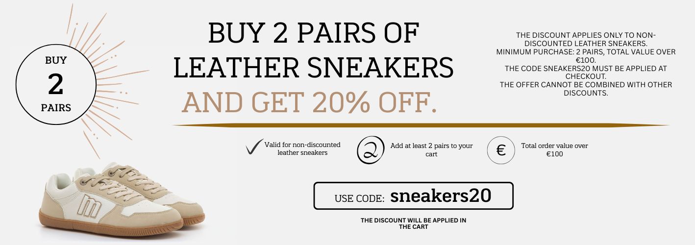 20% off Leather Sneakers desktop