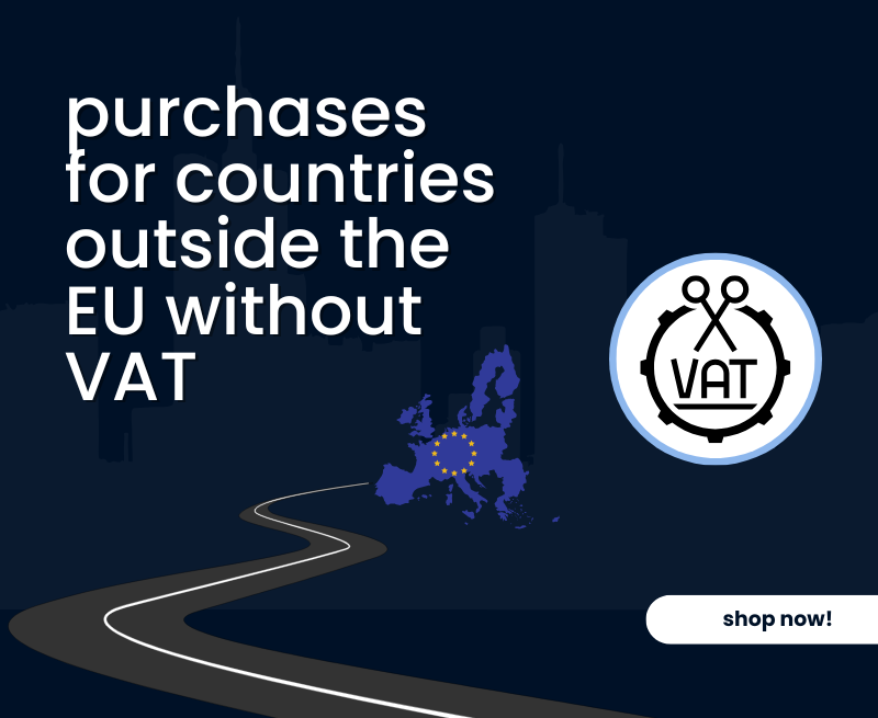 Without VAT outside EU