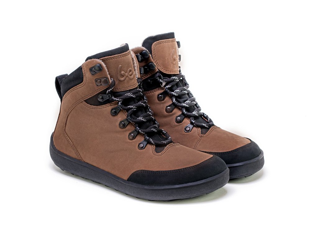 Winter Barefoot Boots Be Lenka Ranger Dark Brown .be barefoot