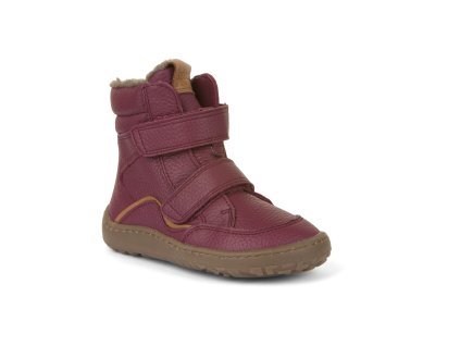 Froddo Barefoot Winter Wool Boot G316169-4 Bordeaux (Size 24)