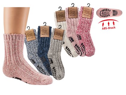 ABS socks B, 3 pairs (Size 19 - 22)
