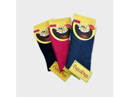 Children's socks with bamboo viscose /3 pairs (Socks 23 - 26, Colour Marine)