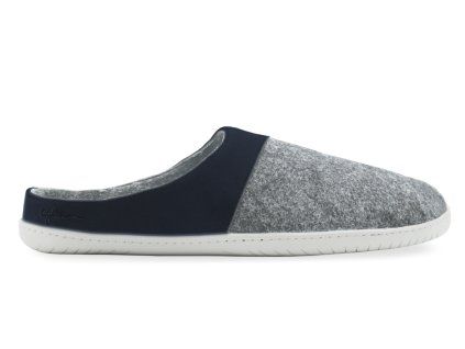 Aylla WASI Black – Men's Wool Barefoot Slippers