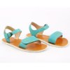 funky vibe barefoot women s sandals golden turquoise 16029 4