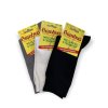 Socks with bamboo viscose /high/3 pairs (Socks 35 - 38, Colour Black)