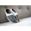 Aylla WASI Grey – Men's Wool Barefoot Slippers