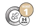 Veľkosť 1 (0-6 mesiacov)