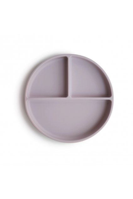 Mushie silikonovy tanierik s prisavkou soft lilac bebee.sk