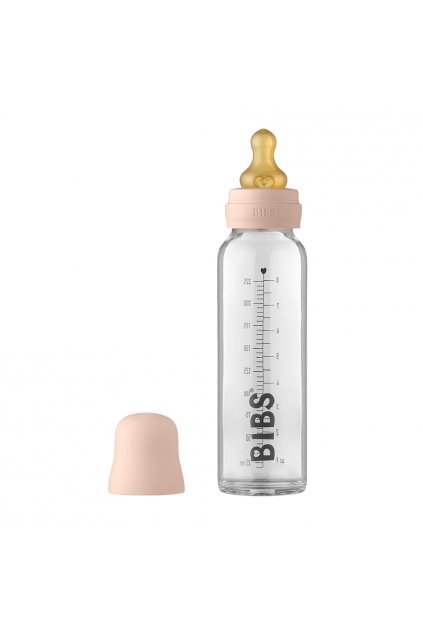 5014244 BIBS Baby Bottle sklenená fľaša 225ml Blush bebee.sk