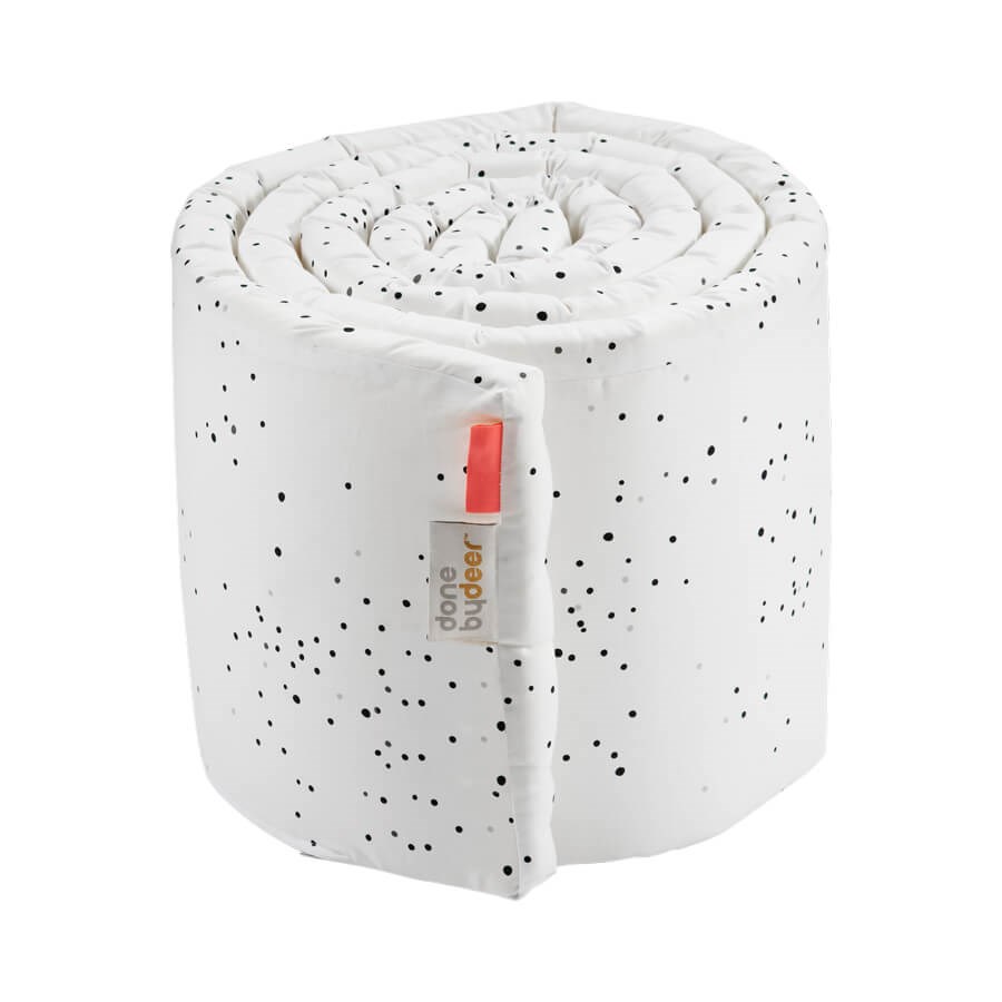 Mantinel do postieľky Dreamy Dots biely 350cm | Done by Deer