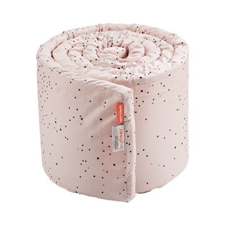Mantinel do postieľky Dreamy Dots ružový 350cm | Done by Deer