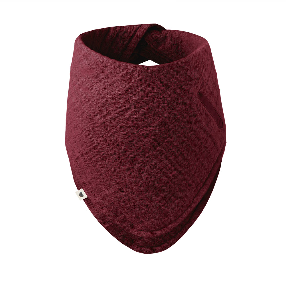 Mušelínový slintáčik / Bandana z BIO bavlny - Elderberry | BIBS