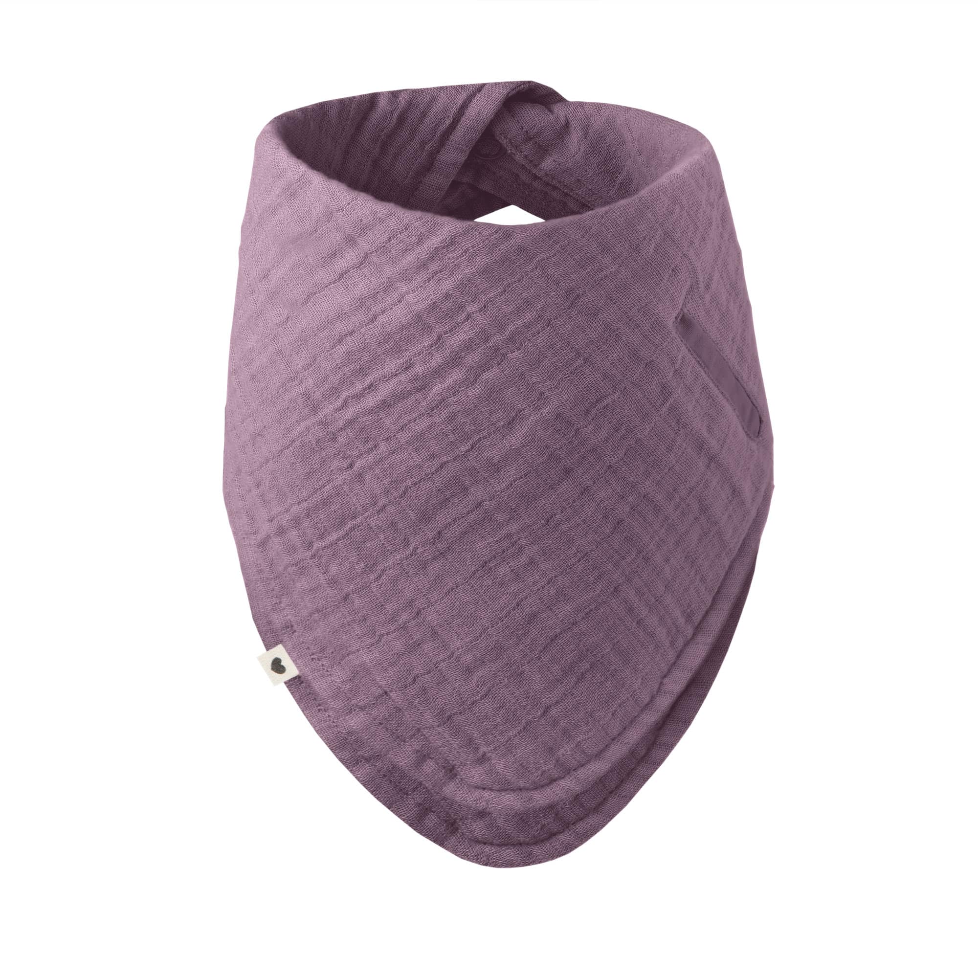 BIBS Bandana mušelínový slintáčik z BIO bavlny - Mauve | BIBS