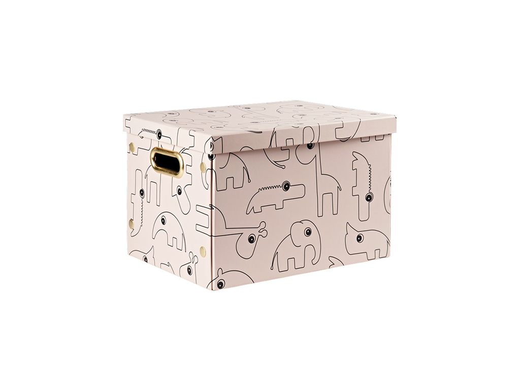 Úložný box Contour ružový | Done by Deer