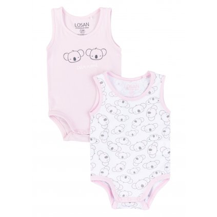 Tielkové body duo pack baby pink koala