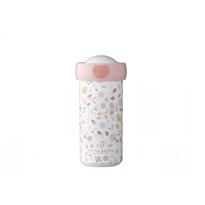 Fľaša na pitie 300 ml Kvety a motýle