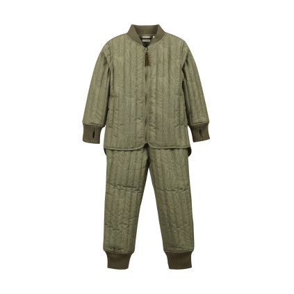 Thermo set EnFant zelené listy Moss Green