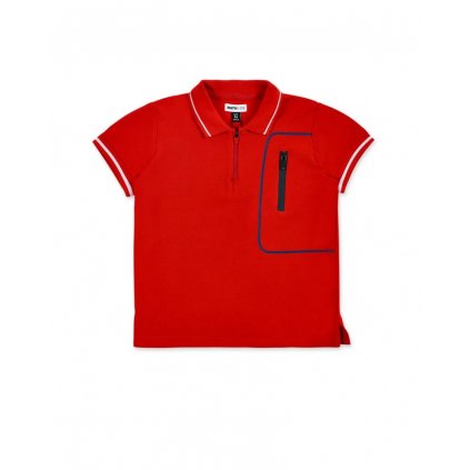 red knit polo for boy kayak club collection