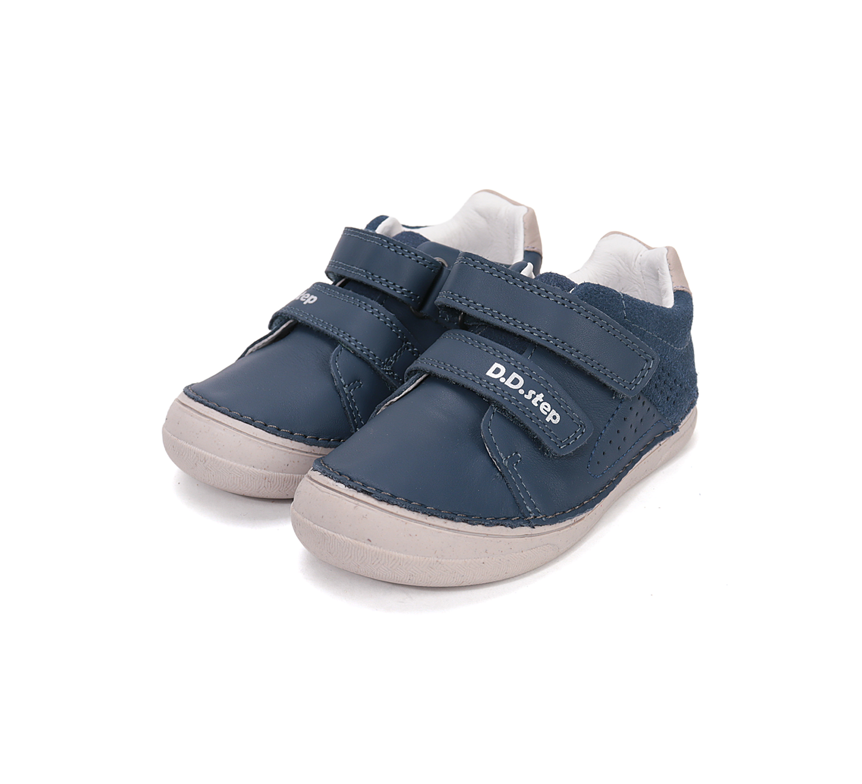 D.D.Step Detské kožené poltopánky S078-61177AM Veľkosť nohy: 29