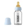 BIBS Baby Bottle sklenená fľaša 110ml - Baby Blue