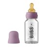 BIBS Baby Bottle sklenená fľaša 110ml - Mauve