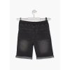 Čierne rifľové elastické kraťasy LOSAN s regulovaním v páse
