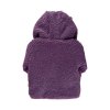 Hrubý medvedíkový kabát Violet