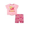 pink knit set for girl creamy ice collection