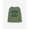 Chlapčenské tričko s dlhým rukávom  zelené Dino