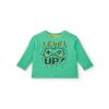 long sleeved t shirt for boys in green with level