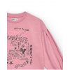 pink sweatshirt with puffed sleeves and print from (2)