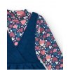 blue quilted dress set with printed t shirt for gi (2)