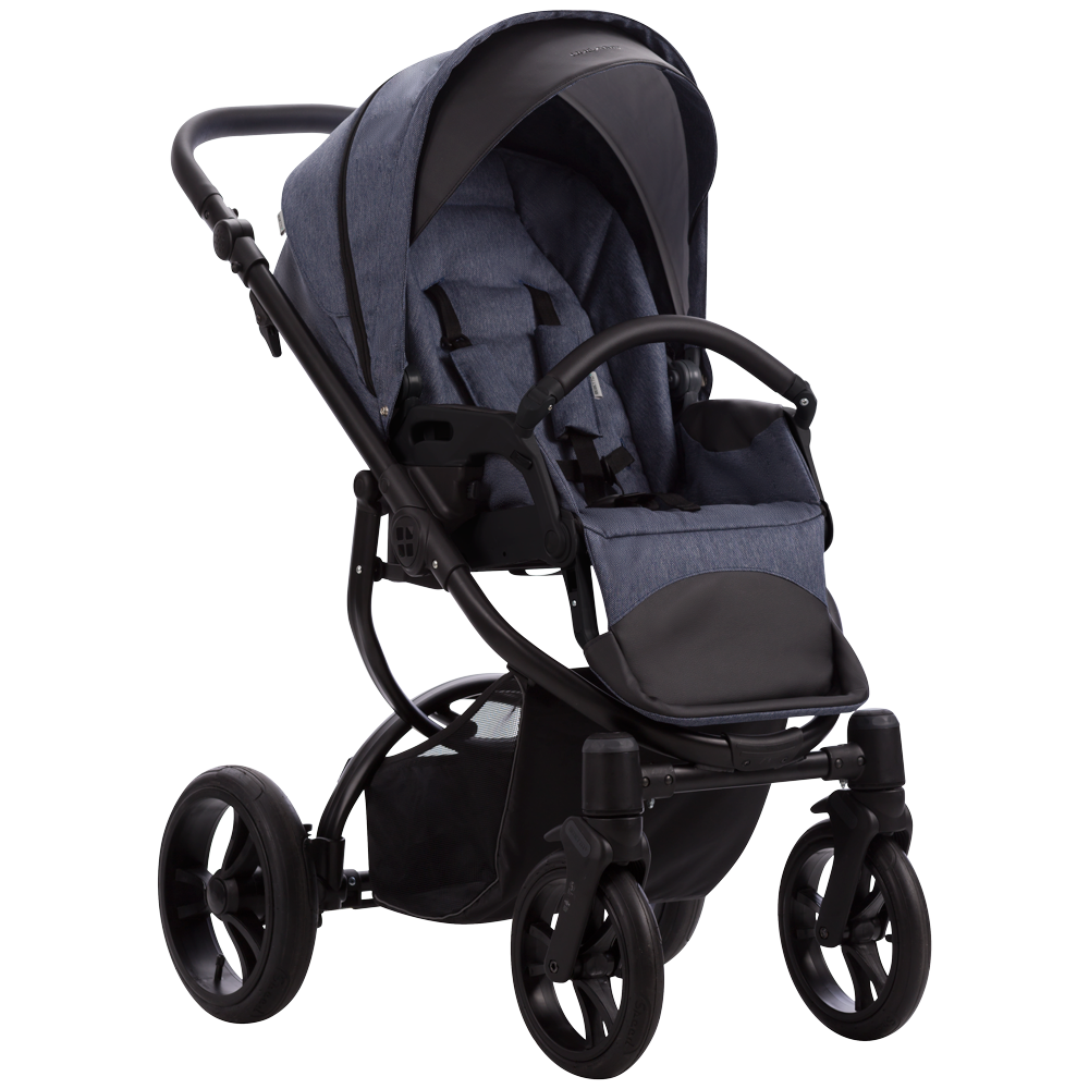 Bebetto kombinovaný kočarek HOLLAND - 02 , black