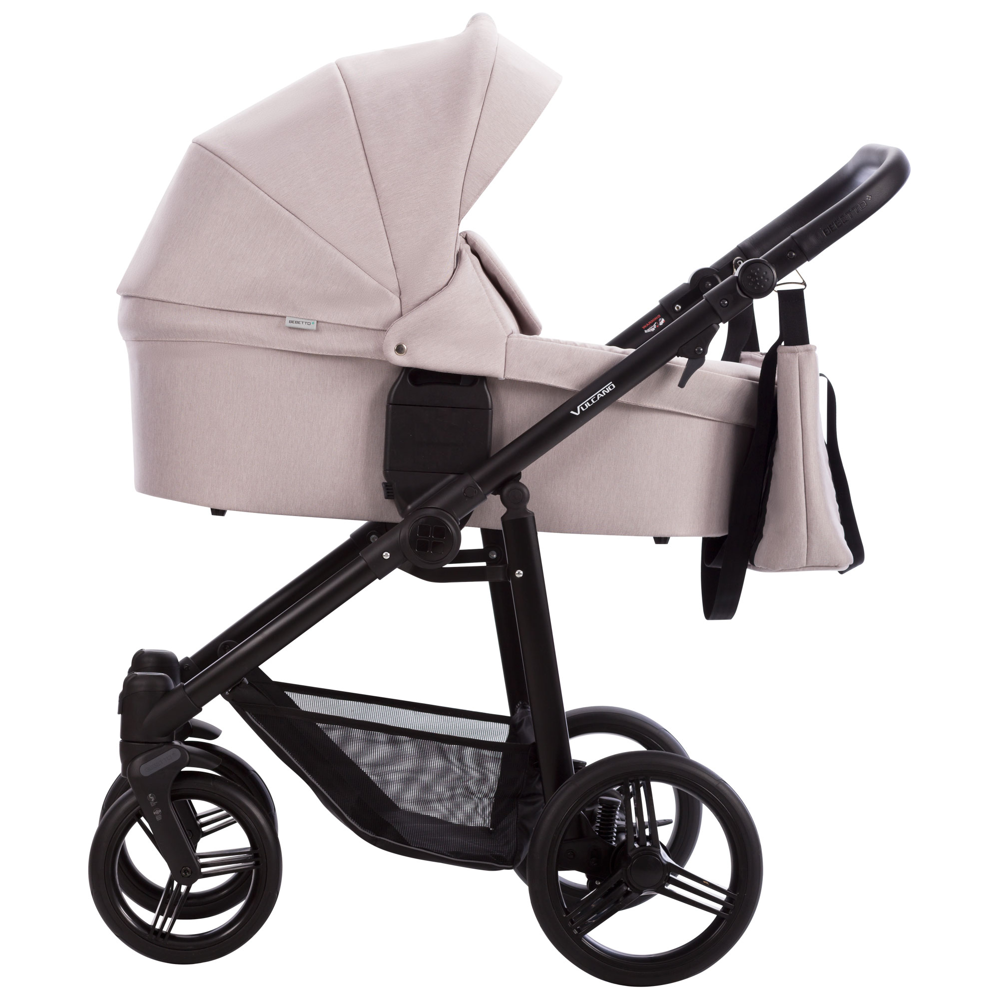 Bebetto kombinovany kočarek VULCANO col.01 BLACK
