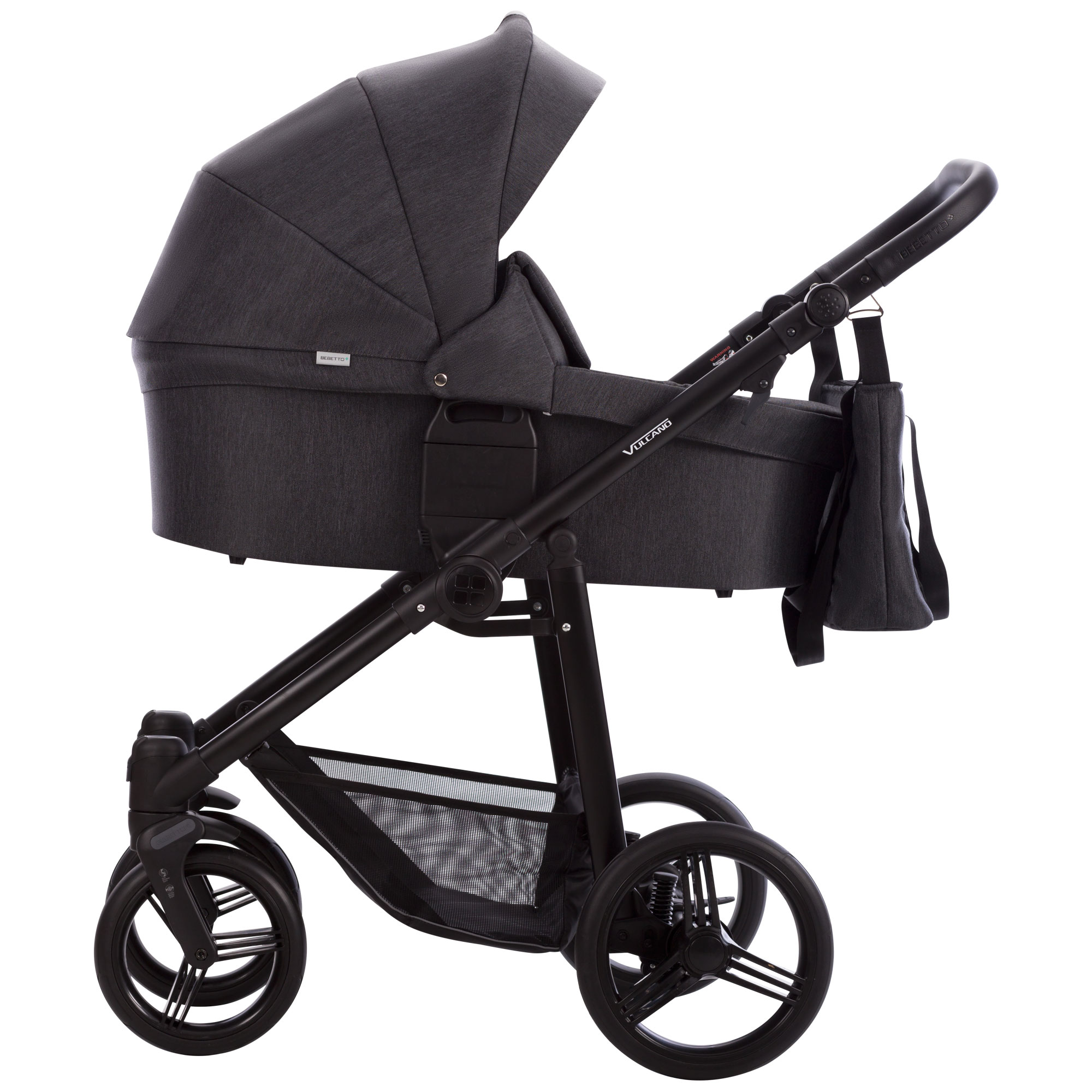 Bebetto kombinovany kočarek VULCANO col.04 BLACK