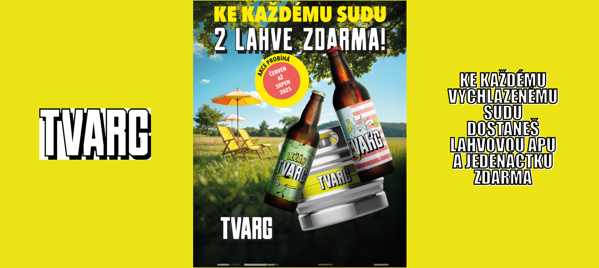 Tvarg pivo zdarma