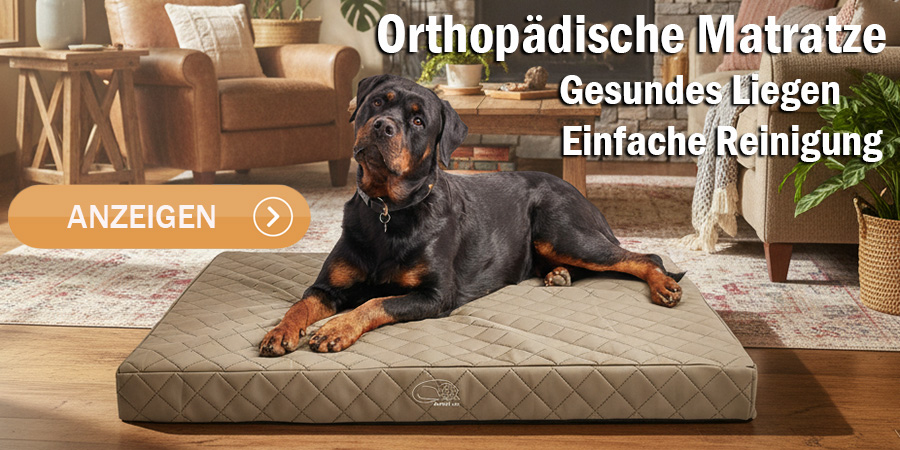 Orthopädische Matratze für Hunde